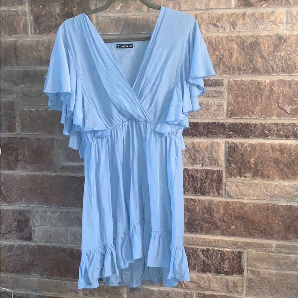 Blue dress